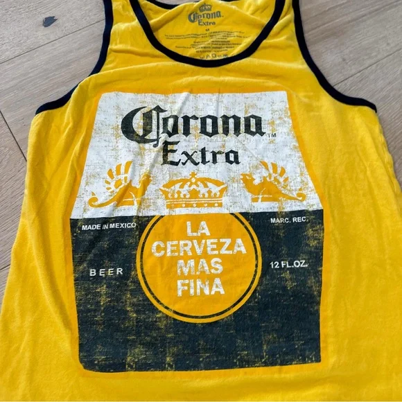 CORONA EXTRA Yellow Tank Top - Picture 3 of 6